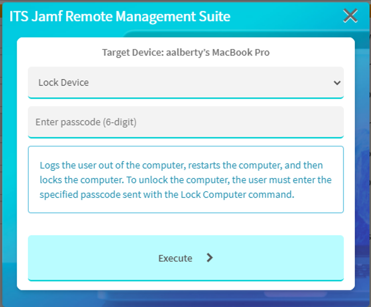 ITS Jamf Remote Management Suite 3